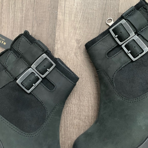 New Sorel Lolla Suede Leather Black Booties - Picture 3 of 13